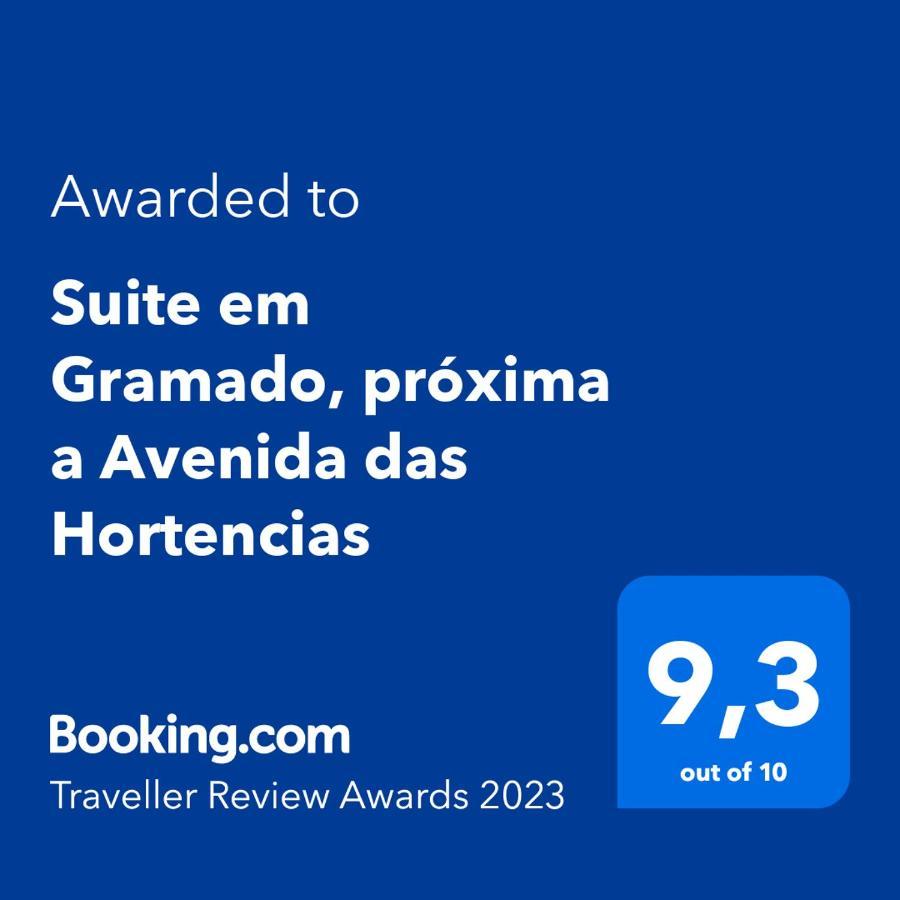 Suite Em Gramado, Proxima A Avenida Das Hortencias Kültér fotó